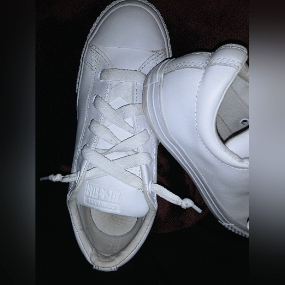 Leather Converse